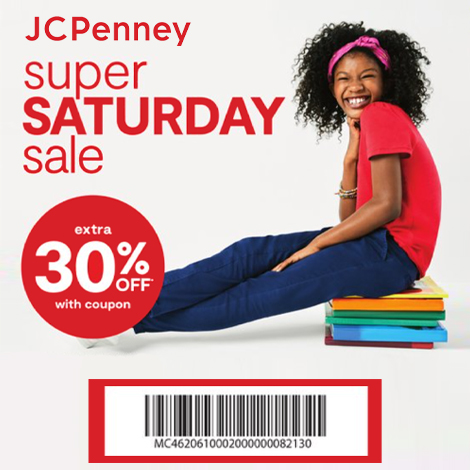 JCPenney: Extra 30% Off