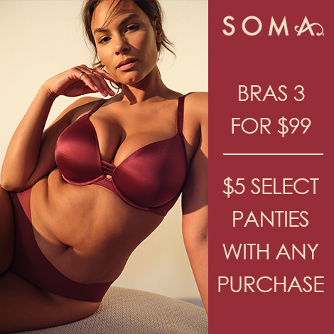 Soma  $29 Bras + Free Shipping :: Southern Savers